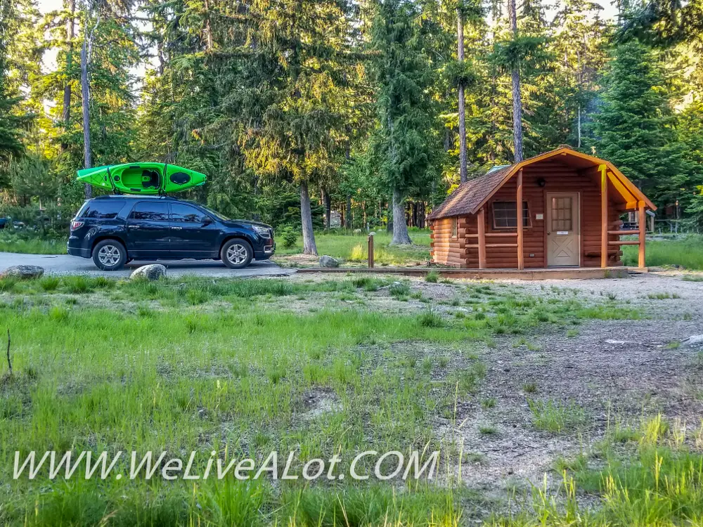 Indian Creek Campground Mackinaw Cabin Priest Lake