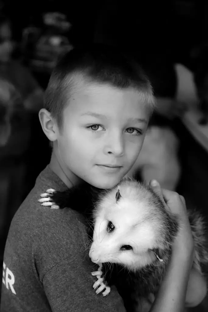 Connor Holding A Possum