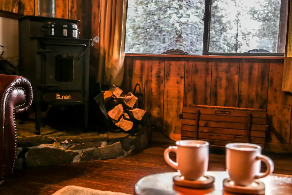 Inside of Cabin Near Hamilton Montana