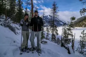 snowshoeing in bitterroot valley montana