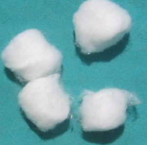 cottonballs for fire tinder